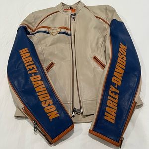 Harley Davidson genuine leather jacket womens size XS